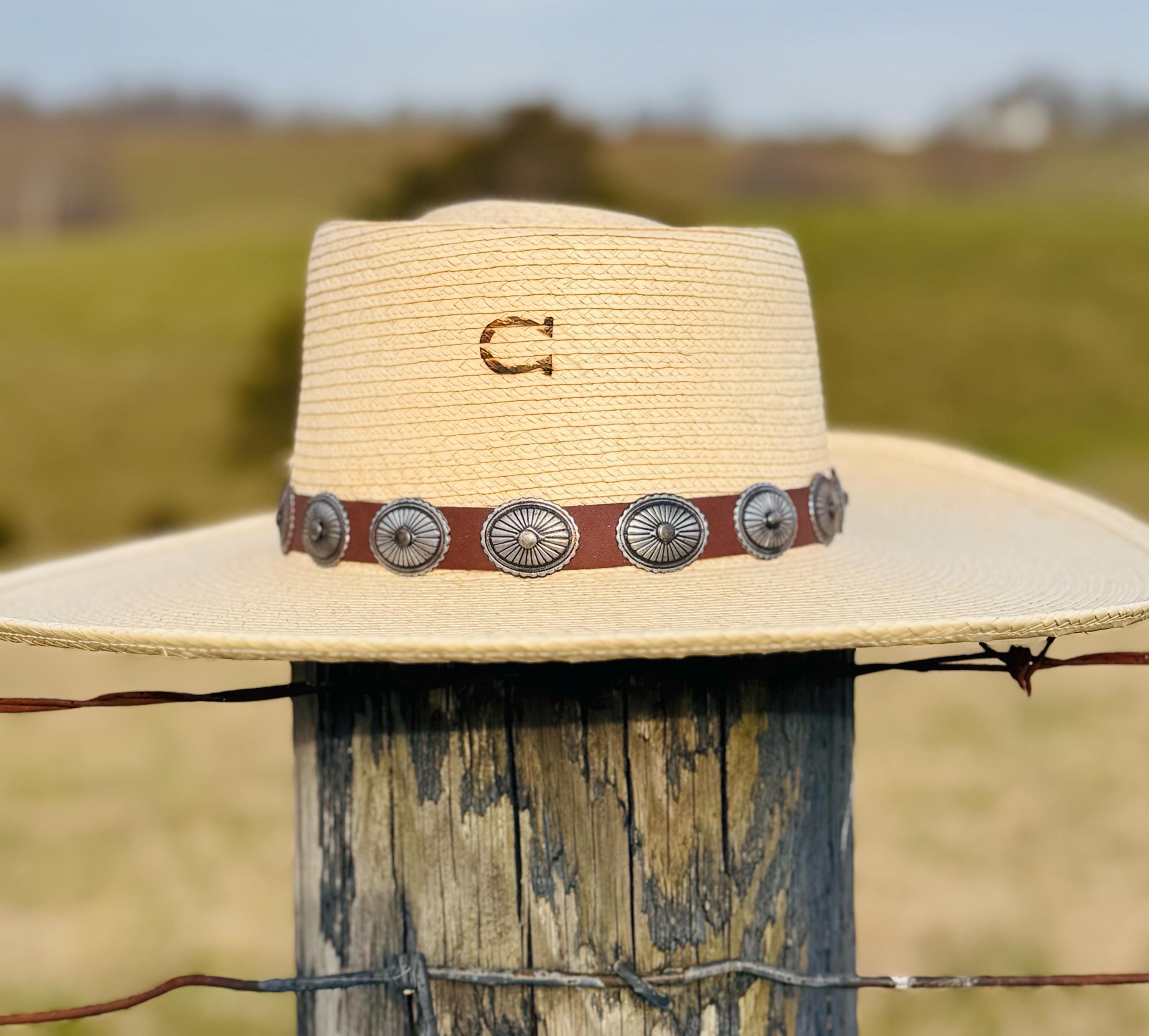 Charlie 1 Horse Wide Flat Brim Coastal Cowgirl Summer Straw Hat Cowgirl Hat, Beach Hat, Women's Straw Palm Hat Spring Break Summer Vacation