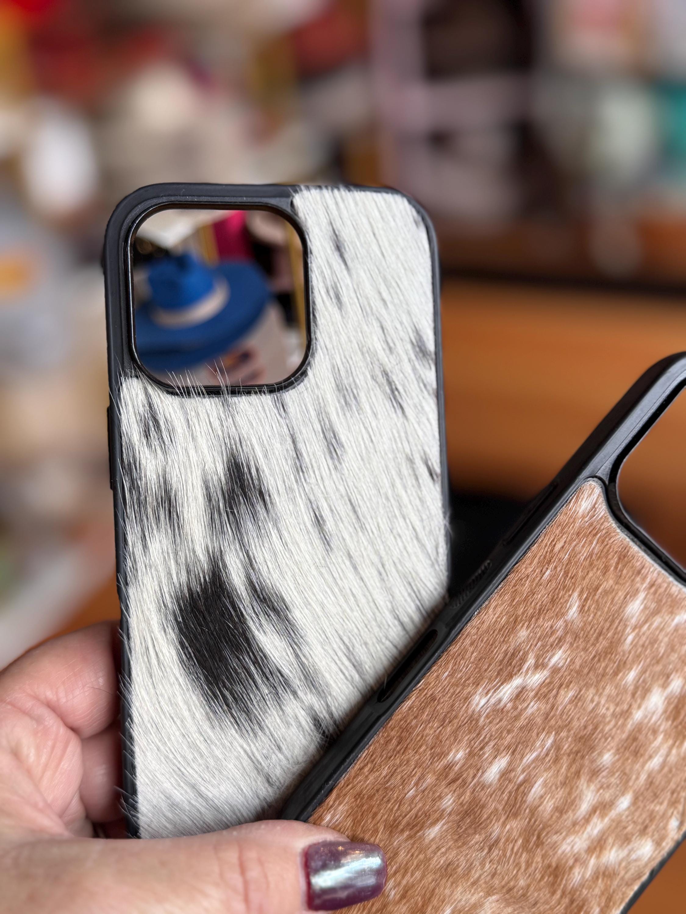 Cowhide Leather iPhone 16 Pro Case