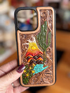 Tooled Leather Western iPhone 16 Pro Max Case