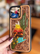 Tooled Leather Western iPhone 16 Pro Max Case