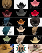 Premium Wool Cattleman Cowboy Hat | Structured Western Hat | Classic Cowgirl Style