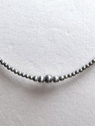Sterling Silver Graduated Pearl Necklace