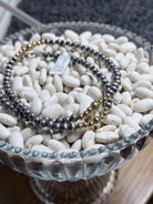 Sterling Silver & 14k Gold Graduated Pearl Necklace