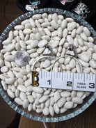 Hada White Buffalo Turquoise & Sterling Silver Hoop Earrings