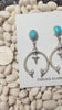 Adrienne Gordon Navajo Handmade Kingman Turquoise Naja Earrings