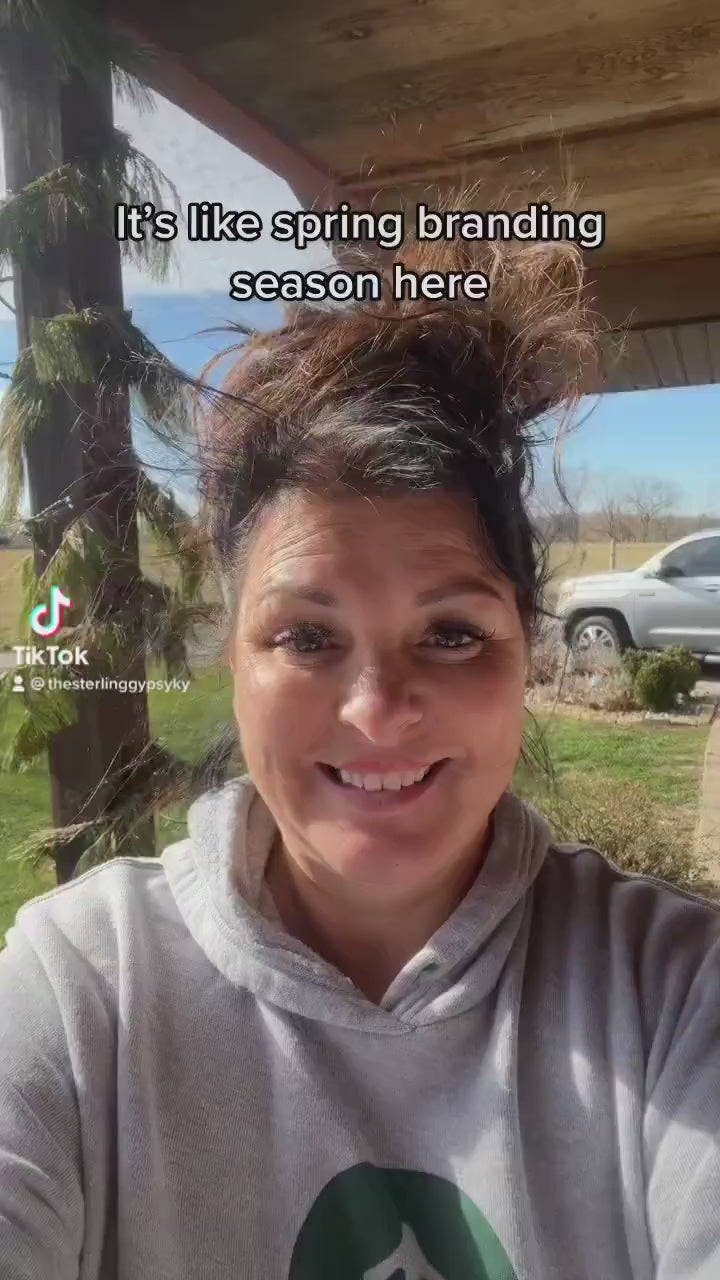 Custom branded cowhide Round Western Tooled Leather Crossbody bag