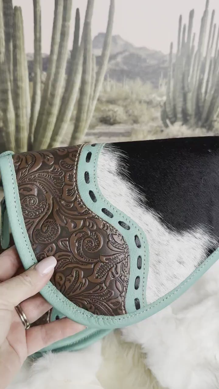 Custom Branded Cowhide Western Gun Pistol Case 11 inch or 15 inch  Farm Brand Cow Brand Initials Personalized Gift Mens Ladies Gift Hunter