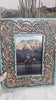 Turquoise Tooled Leather Photo Frame Western Cowgirl Cowboy Wedding, Christmas, Graduation Gift Bridal Shower New Baby Mothers Fathers Day
