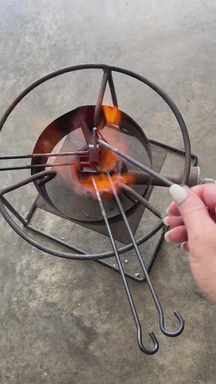 Custom Branded with your Pets Name or Farm Brand Brown & White Cowhide Pet Carrier, Dog Carrier, Cat Carrier, Small Animal Carrier Pet Taxi