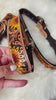 Hand Tooled Sunflower Leather Western Dog Collar