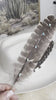 Genuine Turquoise stones on Turkey feather, Hat Feather, Decorated Hat Feather, Cowboy Hat Accessories, Cowboy Hat Feather, Natural Feather