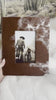 Brown & White Cowhide Photo Frame Western Cowgirl Cowboy Wedding, Christmas, Graduation Gift Bridal Shower New Baby Mothers Fathers Day